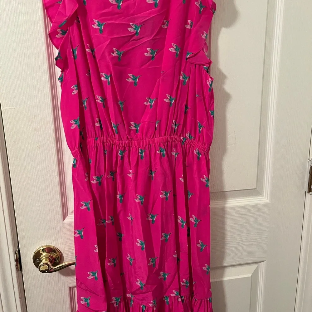 Kate Spade Hummingbird Ruffle Dress - Picture 3 of 6